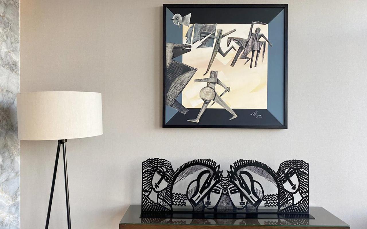 Crowne Plaza - West Cairo Arkan By Ihg 6th of October City Esterno foto The sculpture "The Horse" by the artist